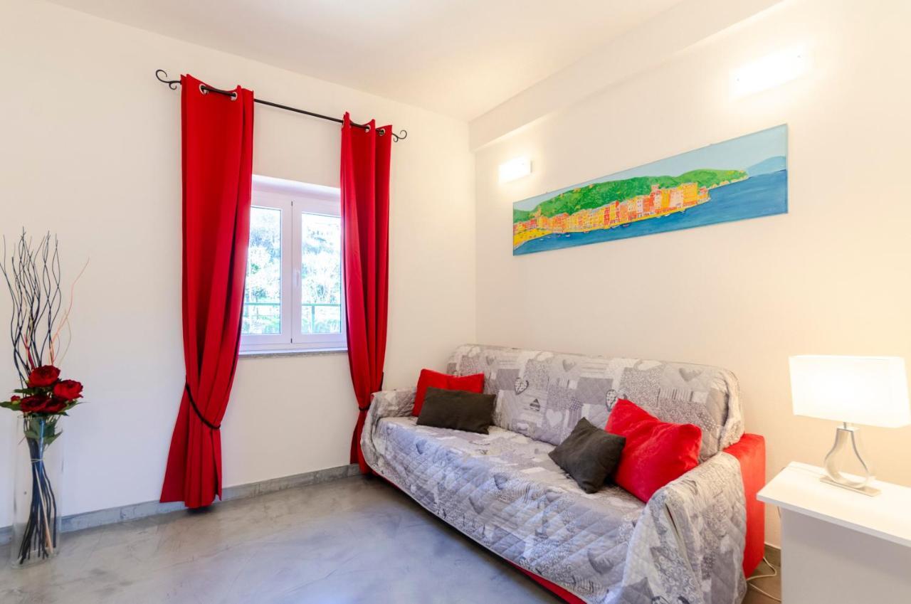 Alla Casa Rosa, Peaceful Apartment Surrounded By Greenery With Free Parking, Wifi & Air Conditioning Rapallo Exterior photo