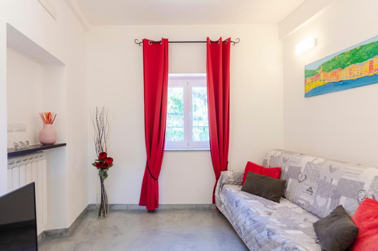Alla Casa Rosa, Peaceful Apartment Surrounded By Greenery With Free Parking, Wifi & Air Conditioning Rapallo Exterior photo