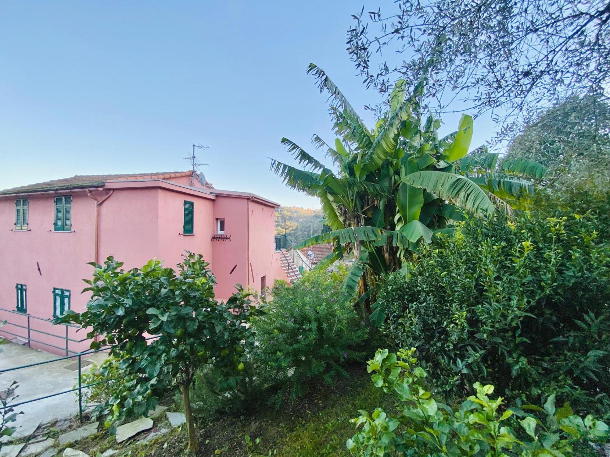 Alla Casa Rosa, Peaceful Apartment Surrounded By Greenery With Free Parking, Wifi & Air Conditioning Rapallo Exterior photo